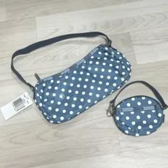 新品未使用☆レスポートサックLULU / OLIVIA ドット 水玉 2点セット 