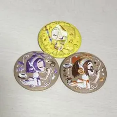 おジャ魔女どれみビスケット　刺繍缶バッジ