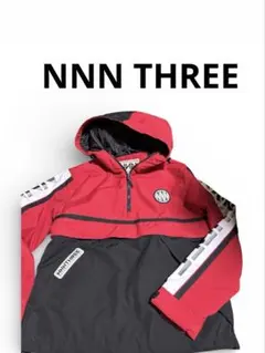 【美品】NNN エヌスリー スノーボード ウェア フード付ジャケットS実寸参考