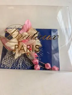 Brataux フラワーコサージュ ピンク