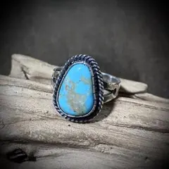 NAVAJO RG刻印 ナバホ ターコイズシルバーリング インディアン