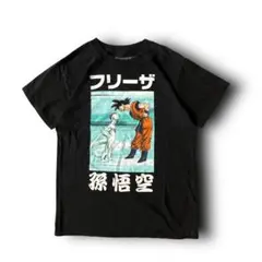 USA古着ドラゴンボールZアニメプリントTシャツ黒 コピーライト悟空vsフリーザ