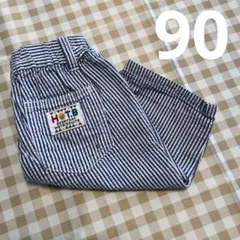 ミキハウス パンツ ストライプ　ホットビスケッツ 男の子90 MIKIHOUSE