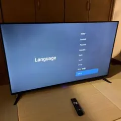 ドスパ！ 2023年製  液晶テレビ LE-434S4KT-BK 43型 TCL 43V型 4K液晶テレビ GoogleTV/メタリック筐体 43P6K | ノジマ