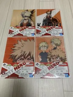 僕のヒーローアカデミア-二人のあこがれ-一番くじ　爆豪勝己　クリアファイルセット