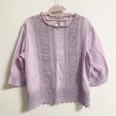 GRLレースデザインブラウス