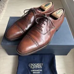 639.CROCKETT&JONES WEXFORD Uチップ ブラウン 7E 639.CROCKETT&JONES WEXFORD Uチップ ブラウン 7E - メルカリ
