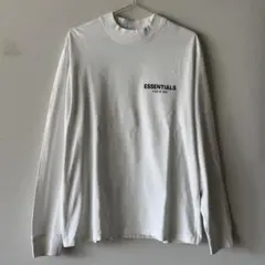 USED★ESSENTIALS ホワイト ロングスリーブカットソー