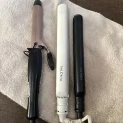 ヘアアイロン　 SALONIA ストレートヘアアイロンセット3本