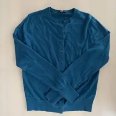 UNIQLO 青緑　カーディガン S