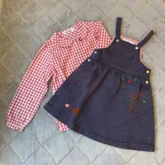 ★ご専用です★ 【中古】ファミリア　ジャンパースカート　りんご　110