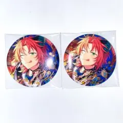 あんスタ 中国限定 招募缶バッジ 開花後 月永レオ 2点