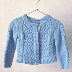 babyGAP 90 カーディガン ケーブルニット アランニット ベビー