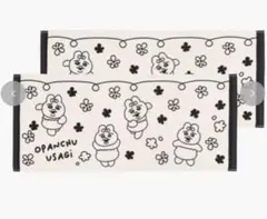 フェイスタオル（おぱんちゅうさぎ） 同柄2枚組