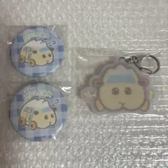 PUI PUI モルカー アビー サンリオコラボ 缶バッジ アクリルキーホルダー