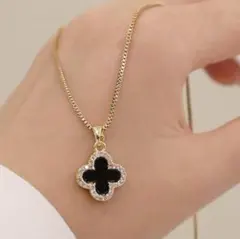 ネックレス 四葉のクローバー ペンダント シルバー92★