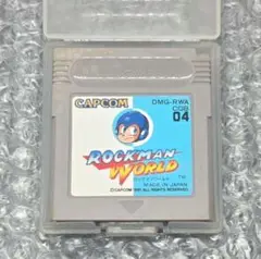 純正ソフトケース付き 動作OK ロックマンワールド GAMEBOY 匿名配送
