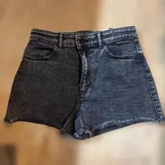 H&M ダークグレー デニムショートパンツ US 18 キッズ