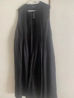 mizuiro ind ブラックノースリーブワンピース