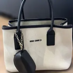 MONO COMME CA ハンドバッグ ミニポーチ付き