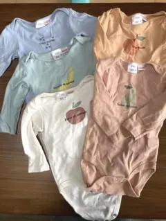 ZARA ベビー肌着 5枚セット 果物デザイン