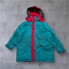 【90s】LONDON FOG FOG 中綿マウンテンパーカー L 緑 赤