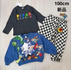 【新品】ピクサー トイストーリー　長袖　トレーナー　ロンT　パンツ　100cm