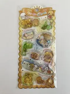 新品未開封　なっとうちゃんキラキラウォーターinシール