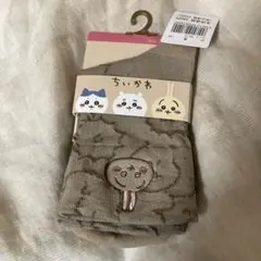 ちいかわ　刺繍ソックス　うさぎ柄