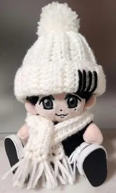 福山雅治　ちぃましゃ　ぬいぐるみ用　ニット帽+マフラー(N13)
