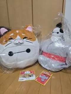 ベイマックス 一番くじ ラストワン BIGフェイスぬいぐるみ A賞 2点