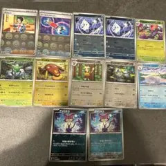 値下げ！　ホワイトフレア　ボール柄ミラーカード計12枚セット