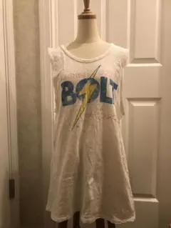 Y2K 00's goa y2k 希少　ボルト　ロゴ　タンクトップ　ワンピース