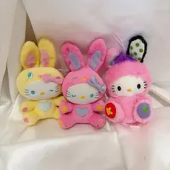 ハローキティ マクドナルド　ハッピーセット　カラフルバニー 3点セット