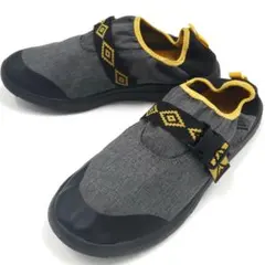 超軽量◆FieldCore◆26.5～27cmスリッポンLL黒グレー 1137