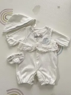 赤ちゃん本舗　セレモニードレス　新生児　4点セット※靴下は別売りだった為おまけ☆