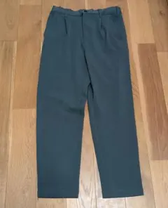LAKOLE　スラックス テーパードパンツ ダークグリーンのサムネイル