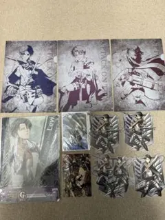 進撃の巨人　ジョイポリス(ポストカード)セブン（クリアファイル）