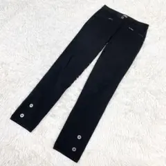 アドルフォドミンゲス　ストレートパンツ　カジュアルパンツ　ブラック　黒