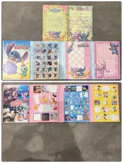 ディズニー ボリュームブック型メモ帳 平成レトロ 2点セット