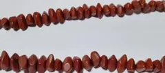 天然石 赤色 不規則ビーズ