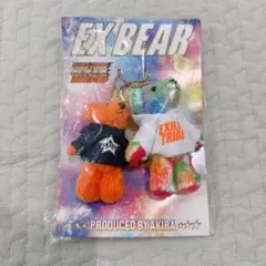 EX BEAR キーホルダー オレンジ レインボー EXILE TRIBE