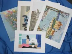 【パリ直輸入版画】リトグラフ　真作　新シート　アントニーニ　ベルガー　直筆サイン