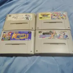 スーパーファミコン ゲームソフト 4本セット