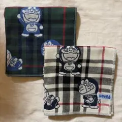 ドラえもん　大判タオルハンカチ　ハンドタオル　2枚