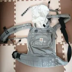 グレー 星柄 抱っこ紐