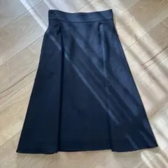 M-PREMIER ブラック フレアスカート 34