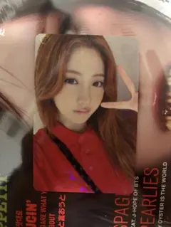 LE SSERAFIM spaghetti ユニバ　トレカ　ルセラ　ユンジン