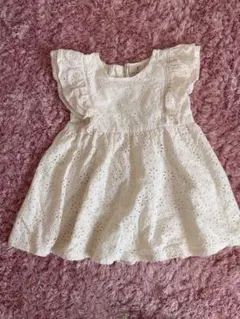 petitmain レースフリルチュニック　トップス　130