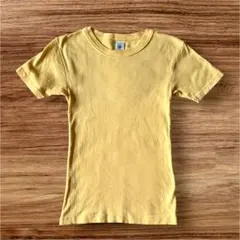 PETIT BATEAU プチバトー 半袖 Tシャツ イエロー 14ANSのサムネイル